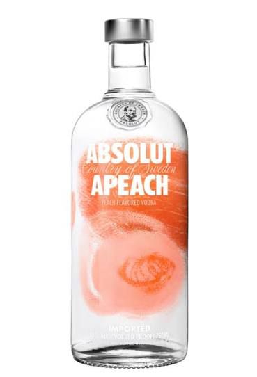 VODKA ABSOLUT APEACH