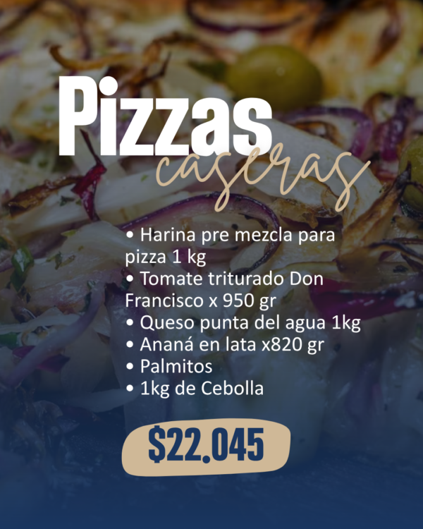 COMBO  VIGILIA - PIZZAS CASERAS