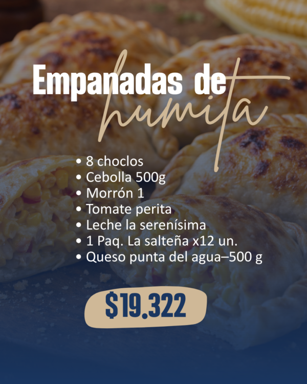 COMBO VIGILIA- EMPANADAS DE HUMITA