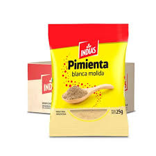 PIMIENTA BLANCA MOLIDA x 25 g.