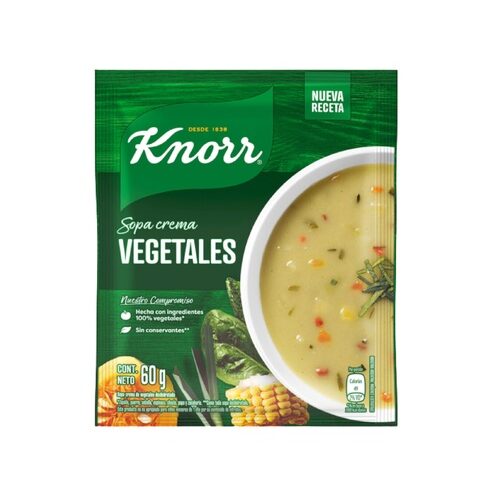 SOPA KNORR CREMA X 60 G VEGETALES