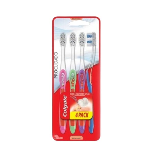 CEPILLO COLGATE X 4 U. SUAVE PRO CUIDADO CEPILLO COLGATE X 4 U. SUAVE PRO CUIDADO