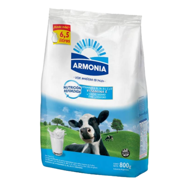 LECHE EN POLVO ARMONIA X 800 G LECHE EN POLVO ARMONIA X 800 G
